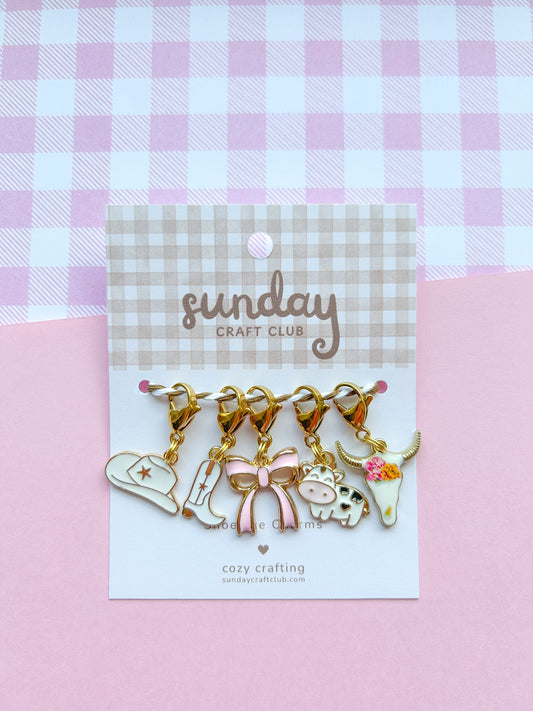 Cozy Cowgirl Shoelace Charms, Sneaker Charms, Shoe Accessories